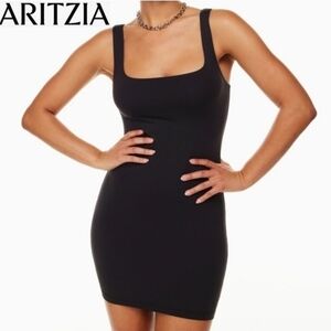🇨🇦 Aritzia Babaton Sleeveless Square Neck Contour Mini Dress